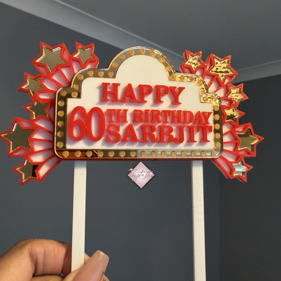 Movie/ Starburst themed topper