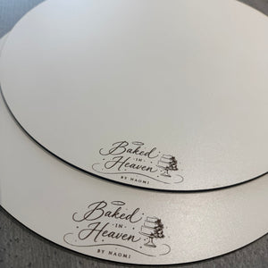 Personalised Cake Boards- Pack of 6