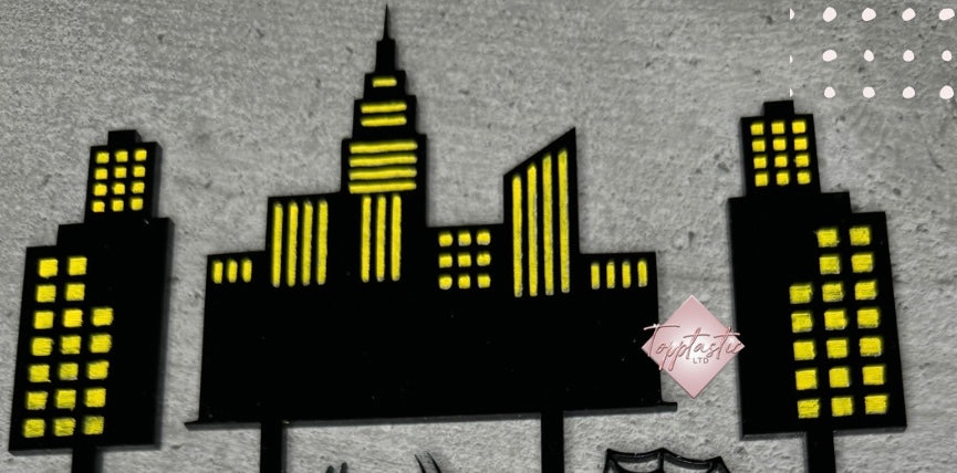 Buildings topper set