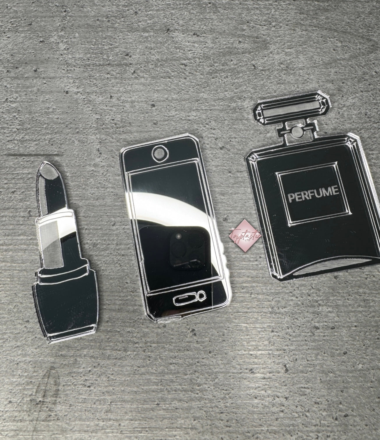 Perfume, Iphone, Lipstick charms