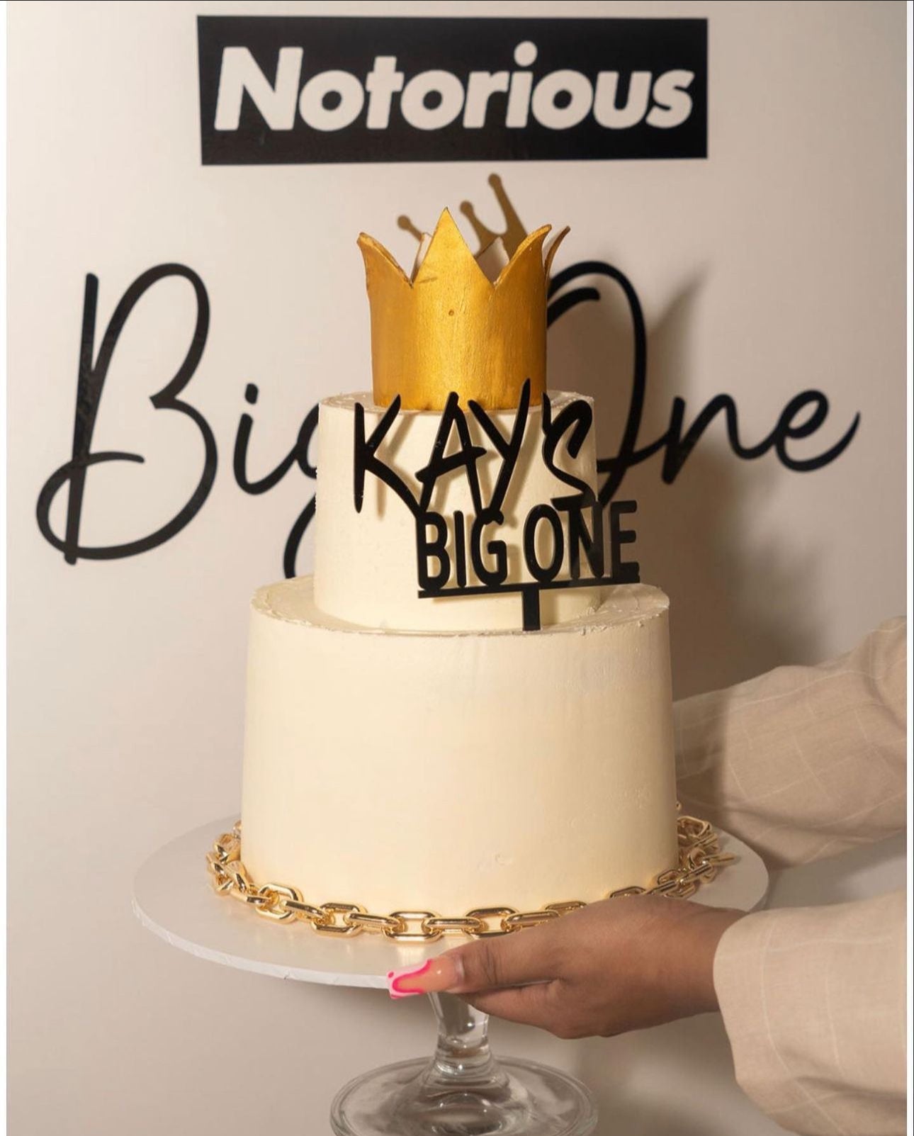 BIG ONE Acrylic cake topper