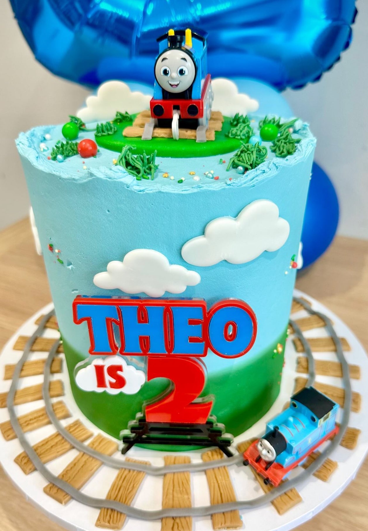 Thomas the tank engine/ train cake charm