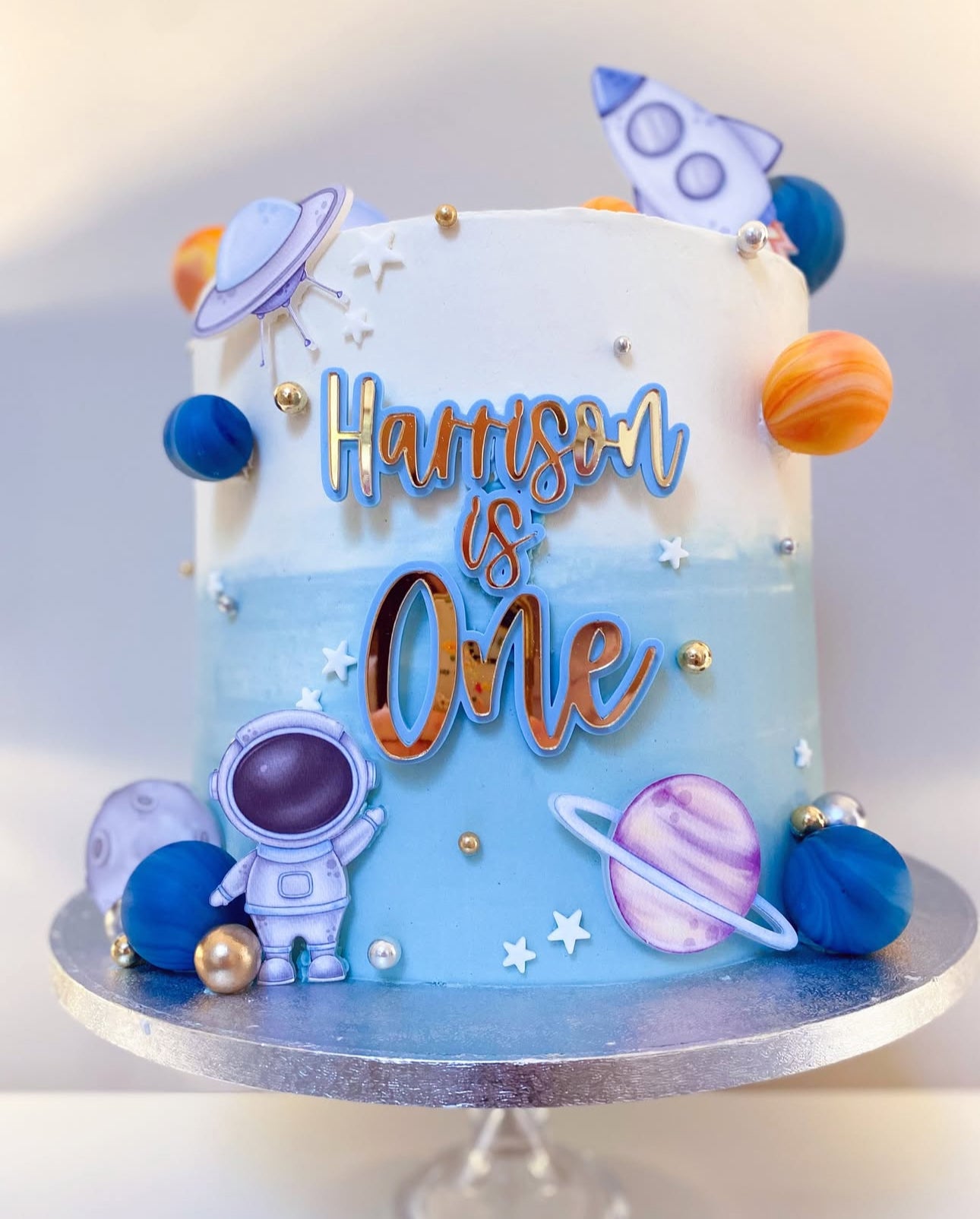 Printed acrylic- Space/ Astronaut set