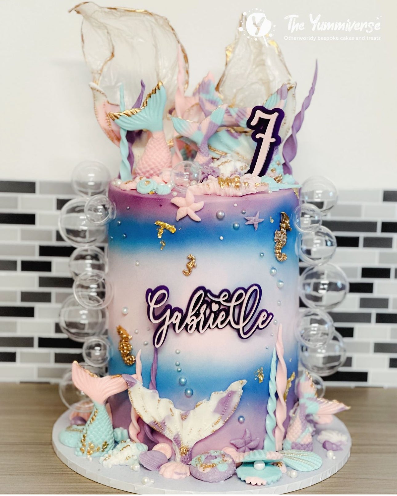 Double layered Name charm and age TOPPER SET: Choose your Font