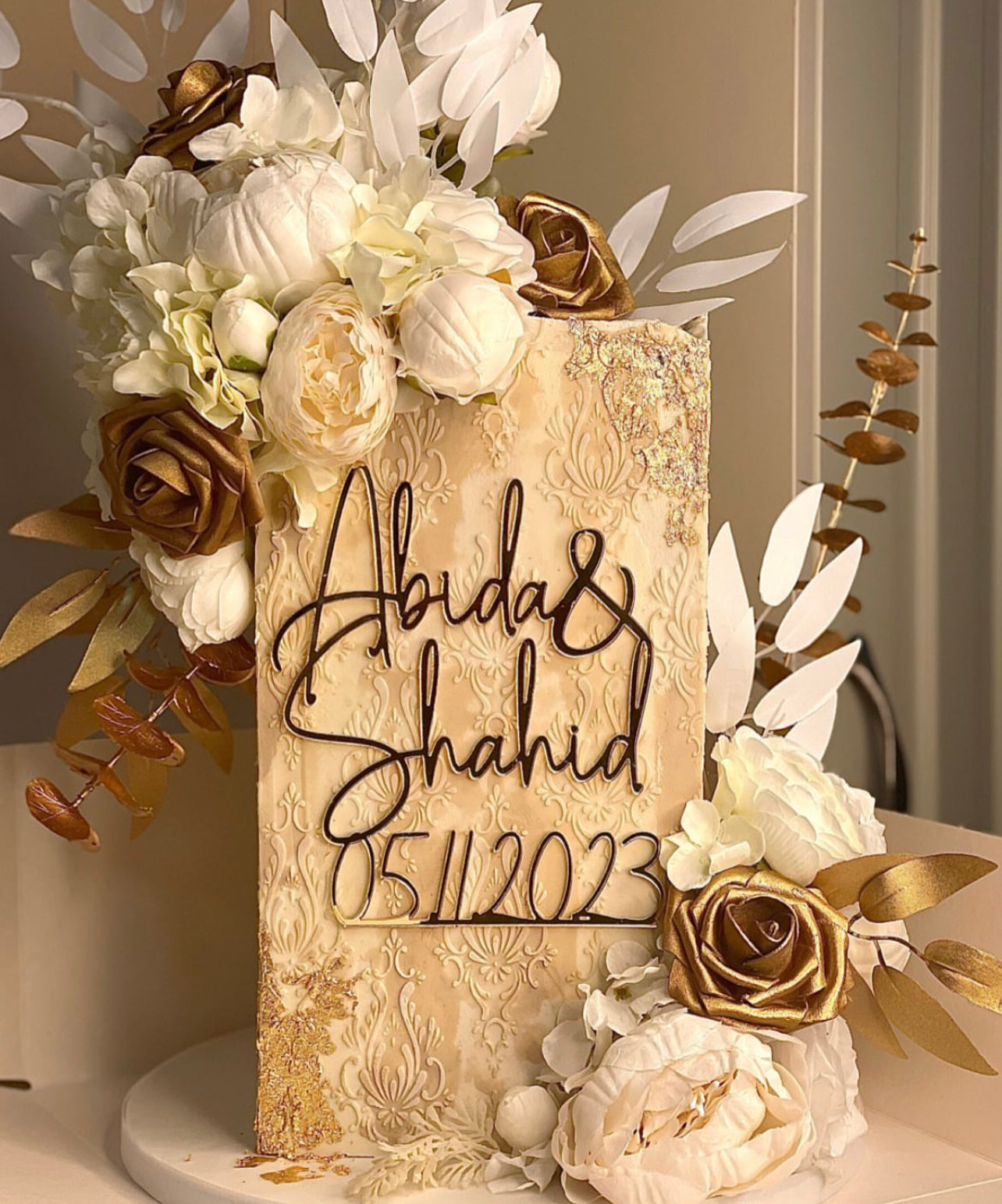 Personalised Acrylic cake charm