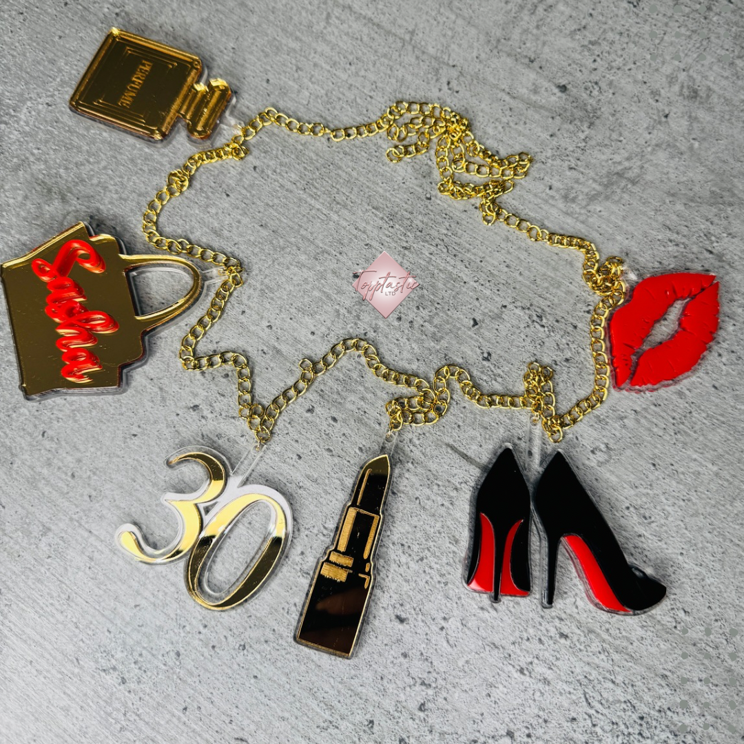 Glam cake charm bracelet