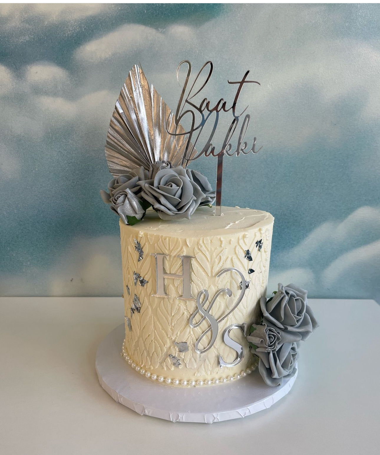 Baat Pakki Acrylic cake topper