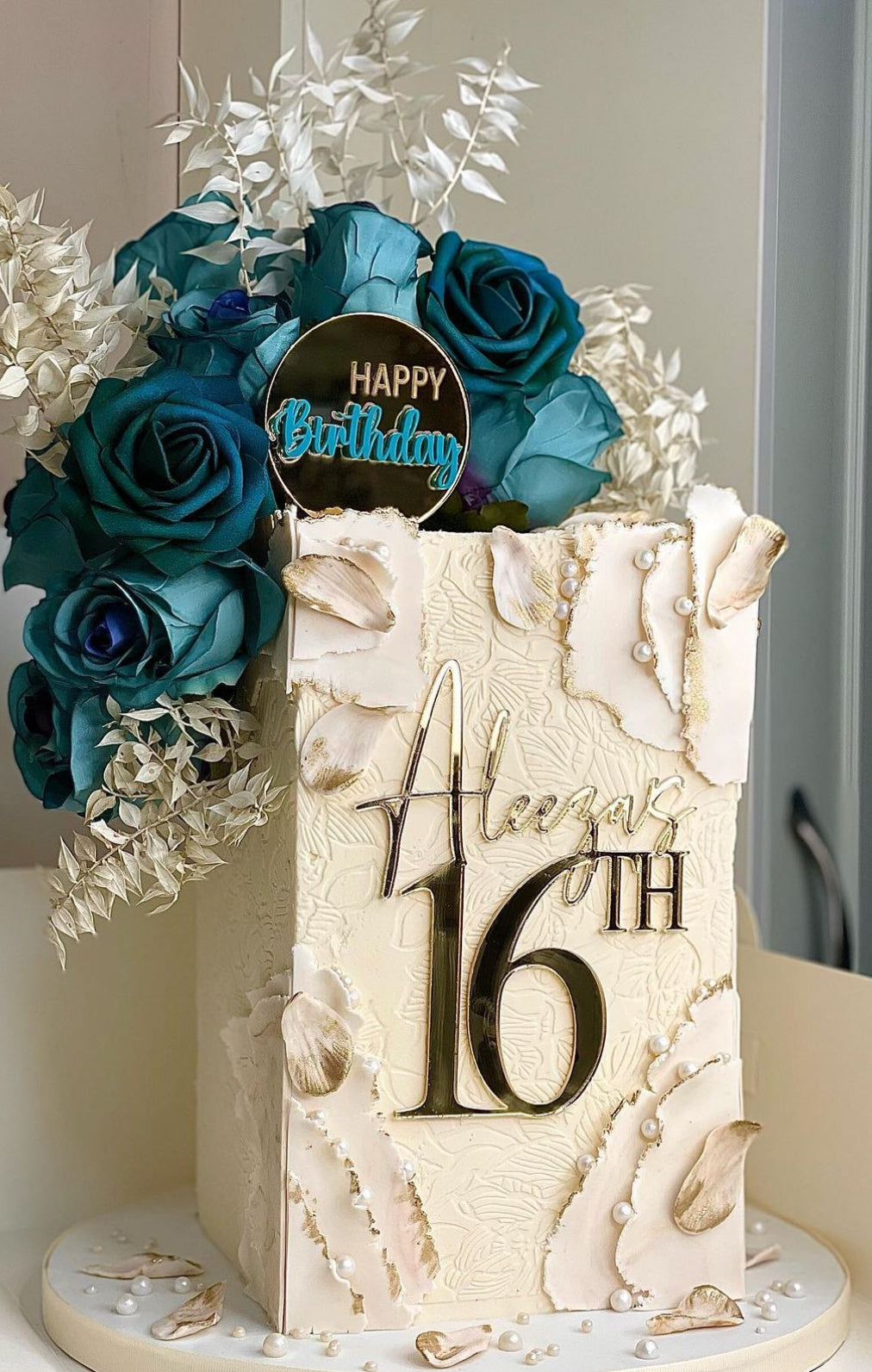 Name is Age' Acrylic cake charm