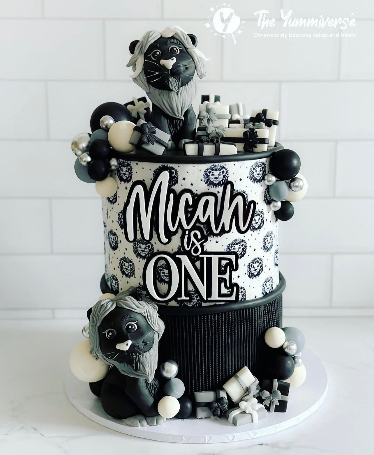 Double layer acrylic Cake charm