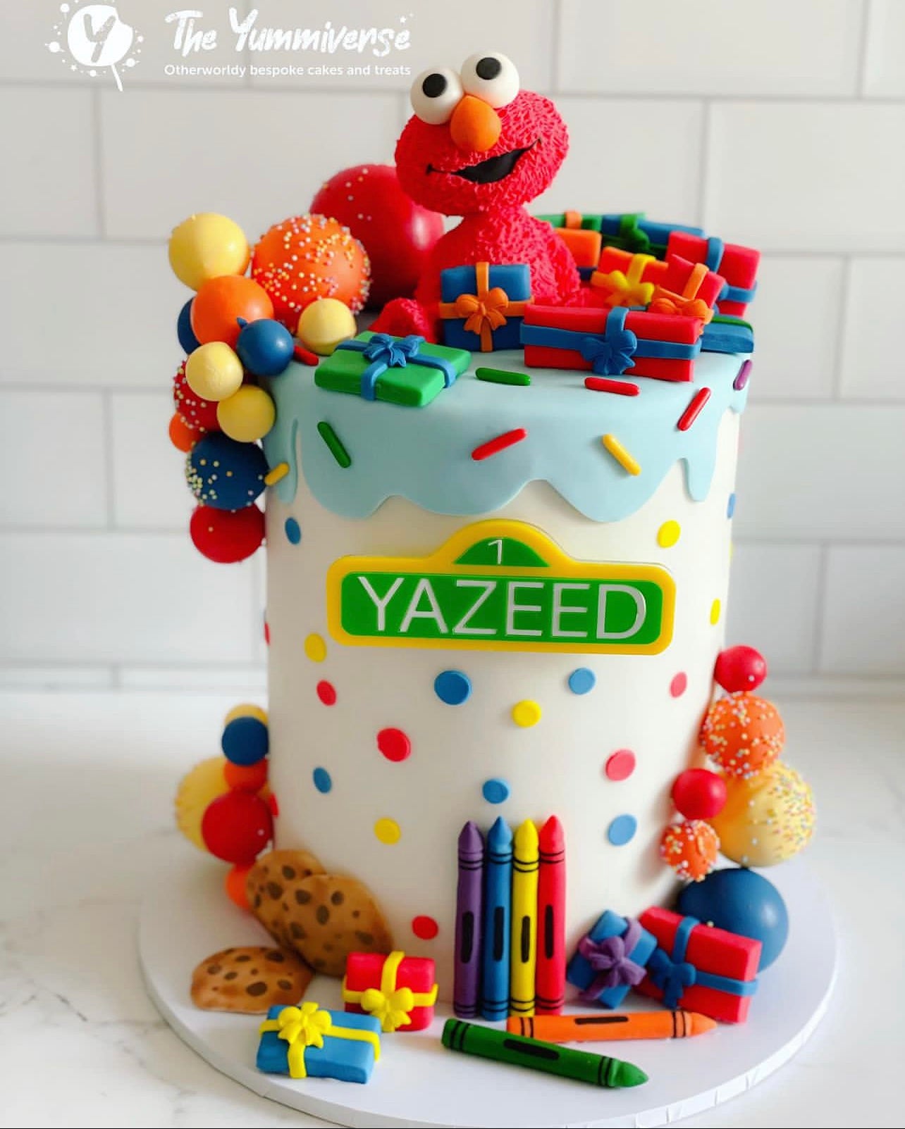 Sesame Street themed cake charm