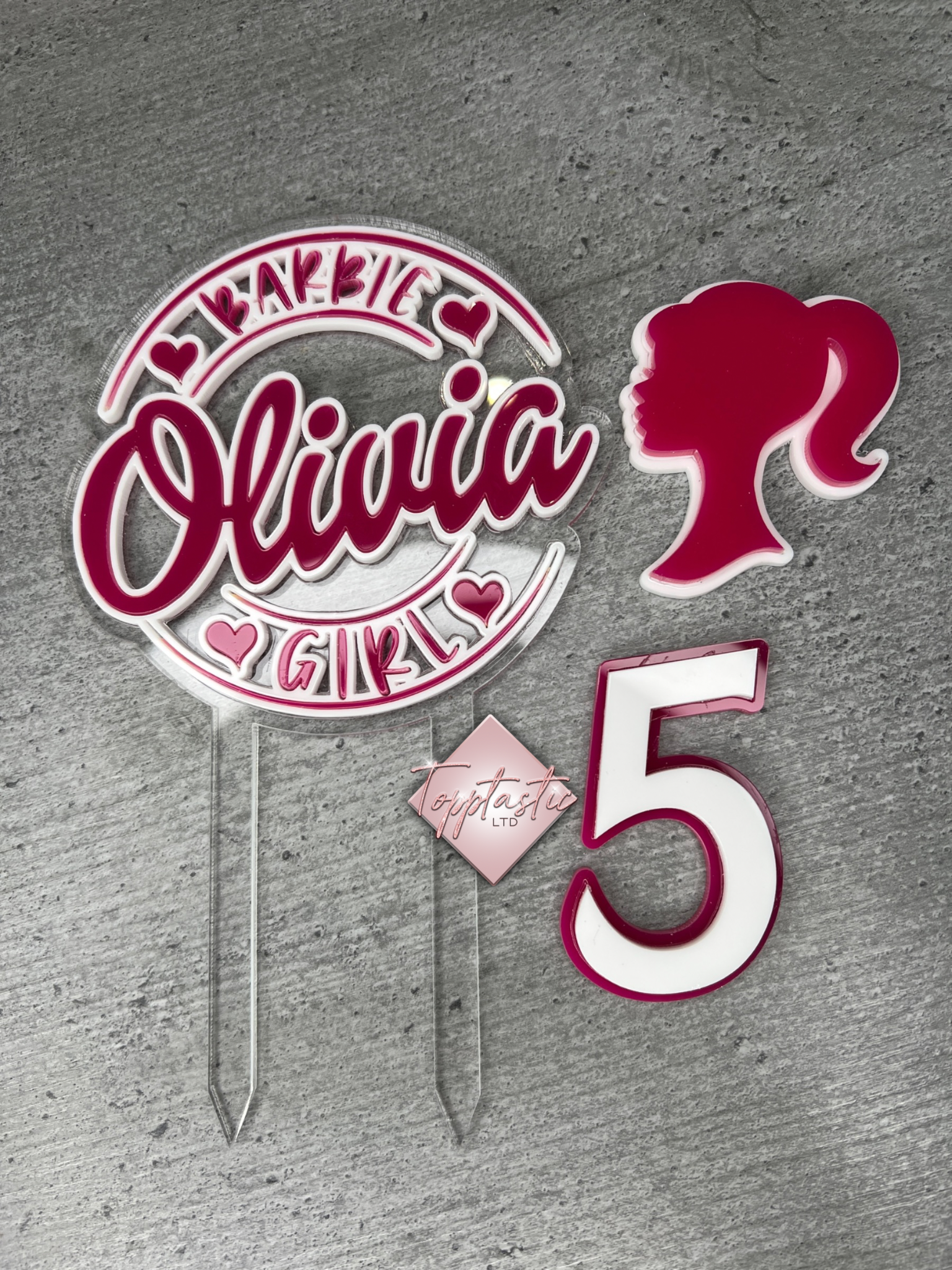 Barbie Cake topper/ set