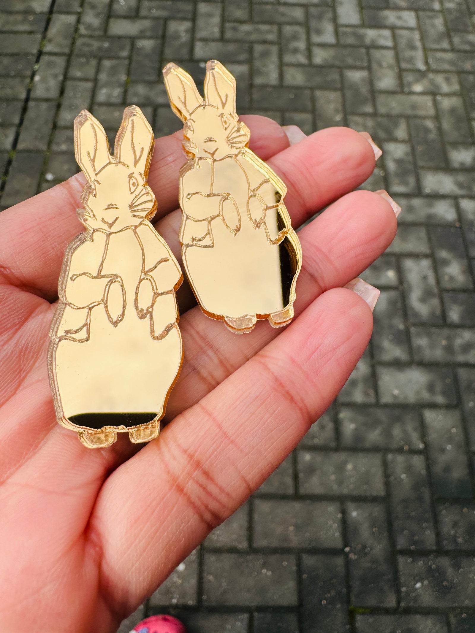 Peter Rabbit cupcake charms- PACK OF 4