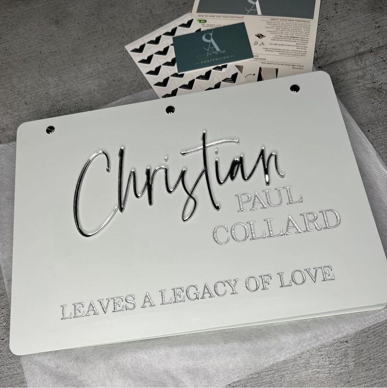 A4 Portfolio/ Celebration of life