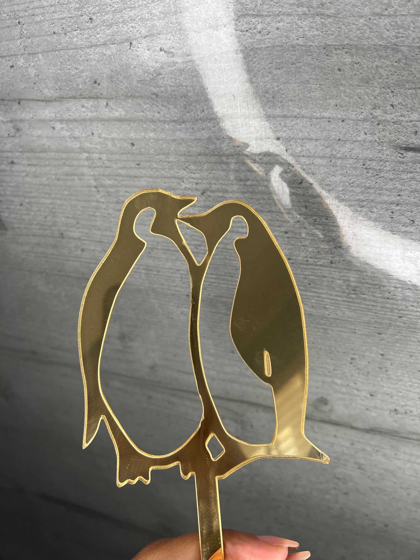 Penguin/ couple topper