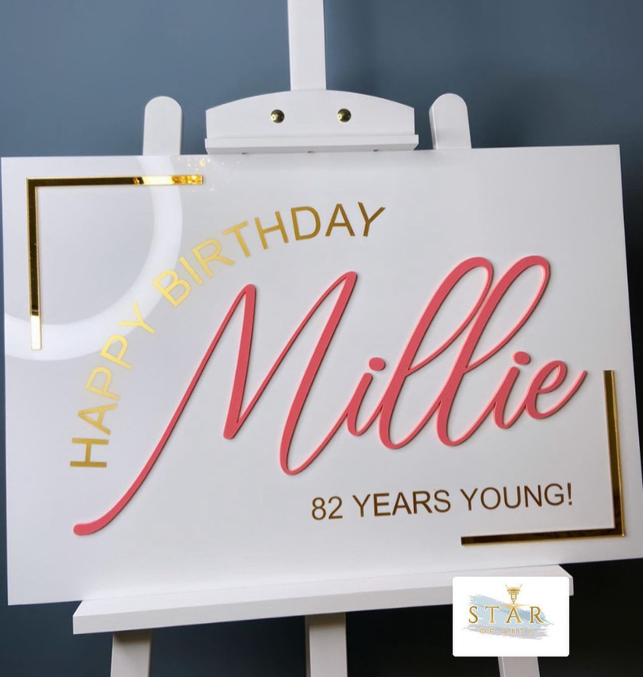 Happy Birthday/ Celebration of life sign