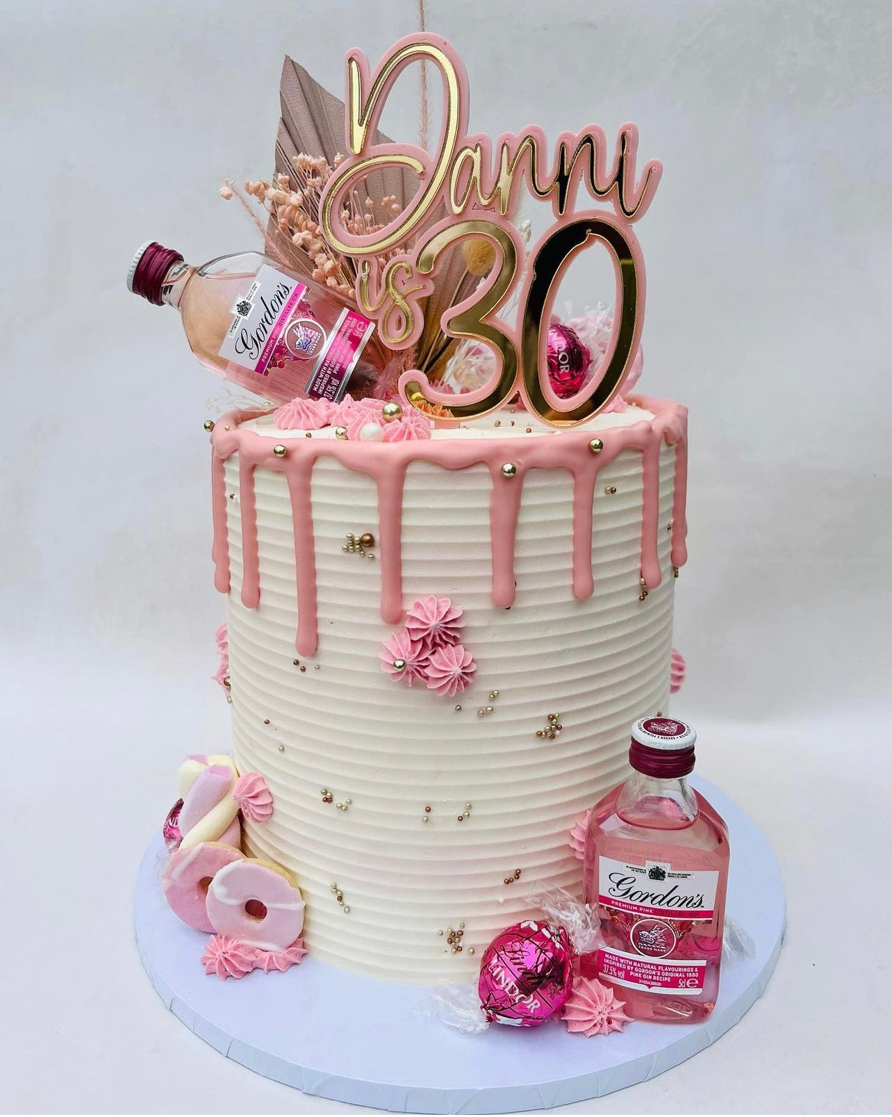 Double layer Name is Age acrylic topper