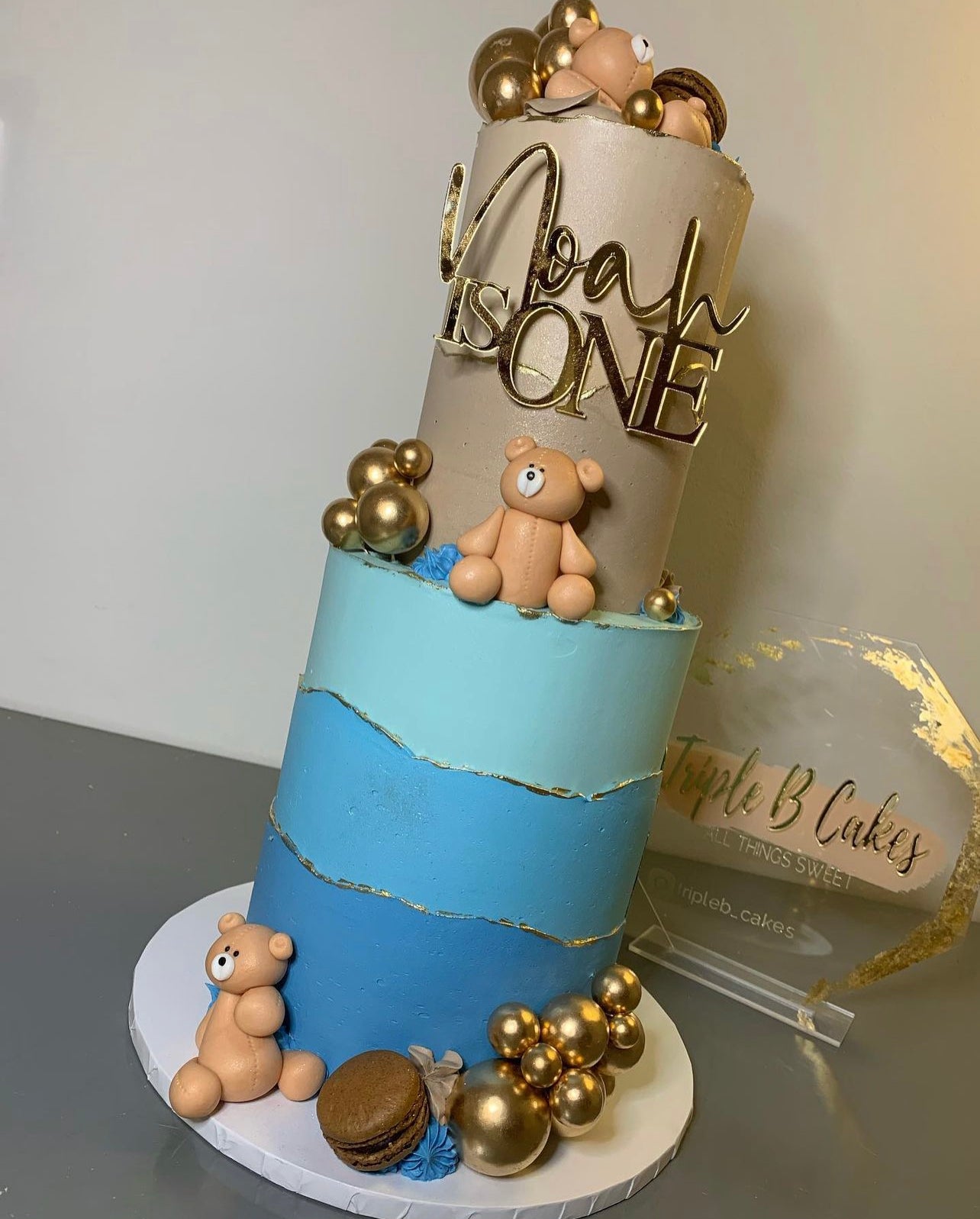 'Name is Age' Acrylic cake charm