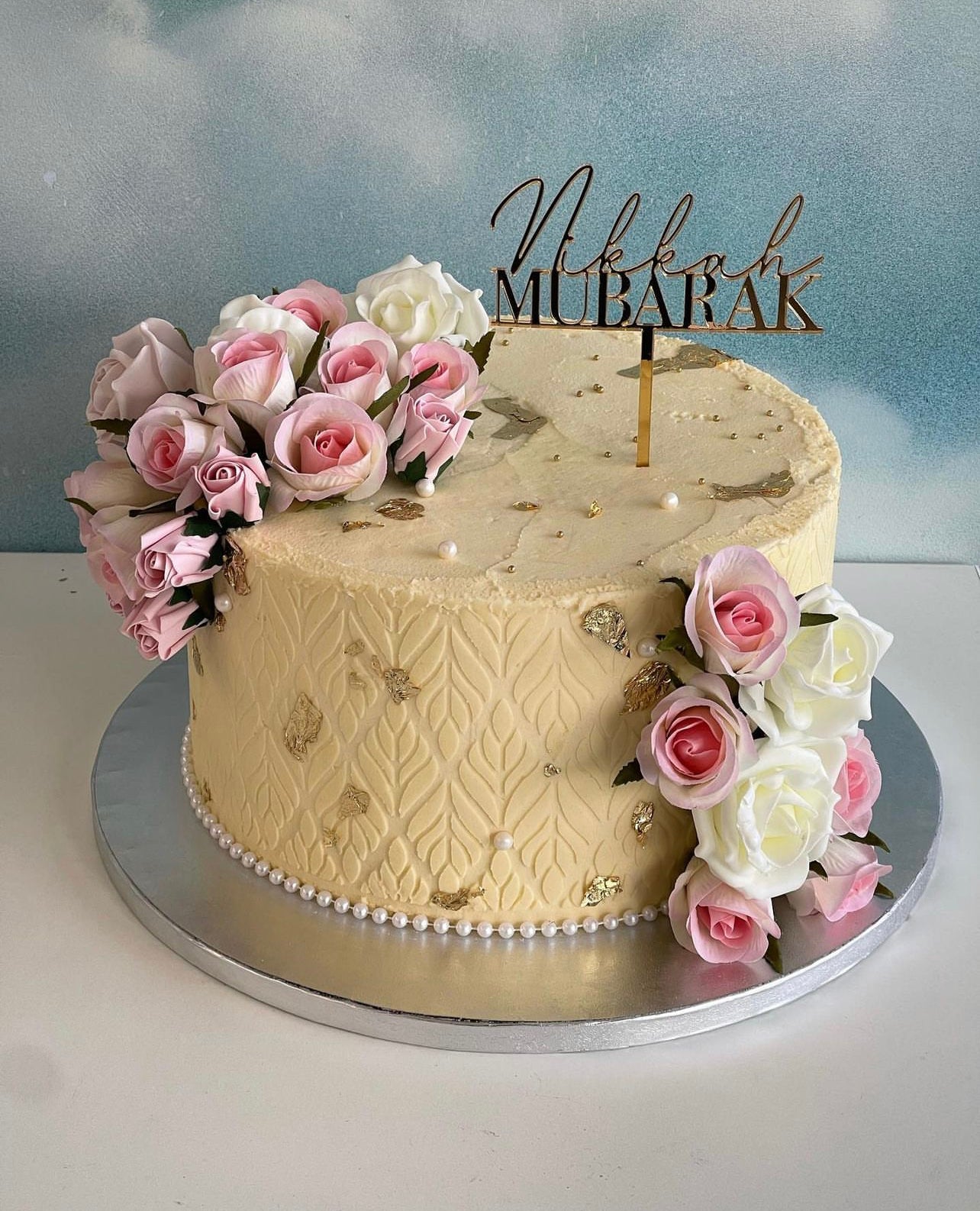 Nikkah Mubarak Acrylic Cake topper