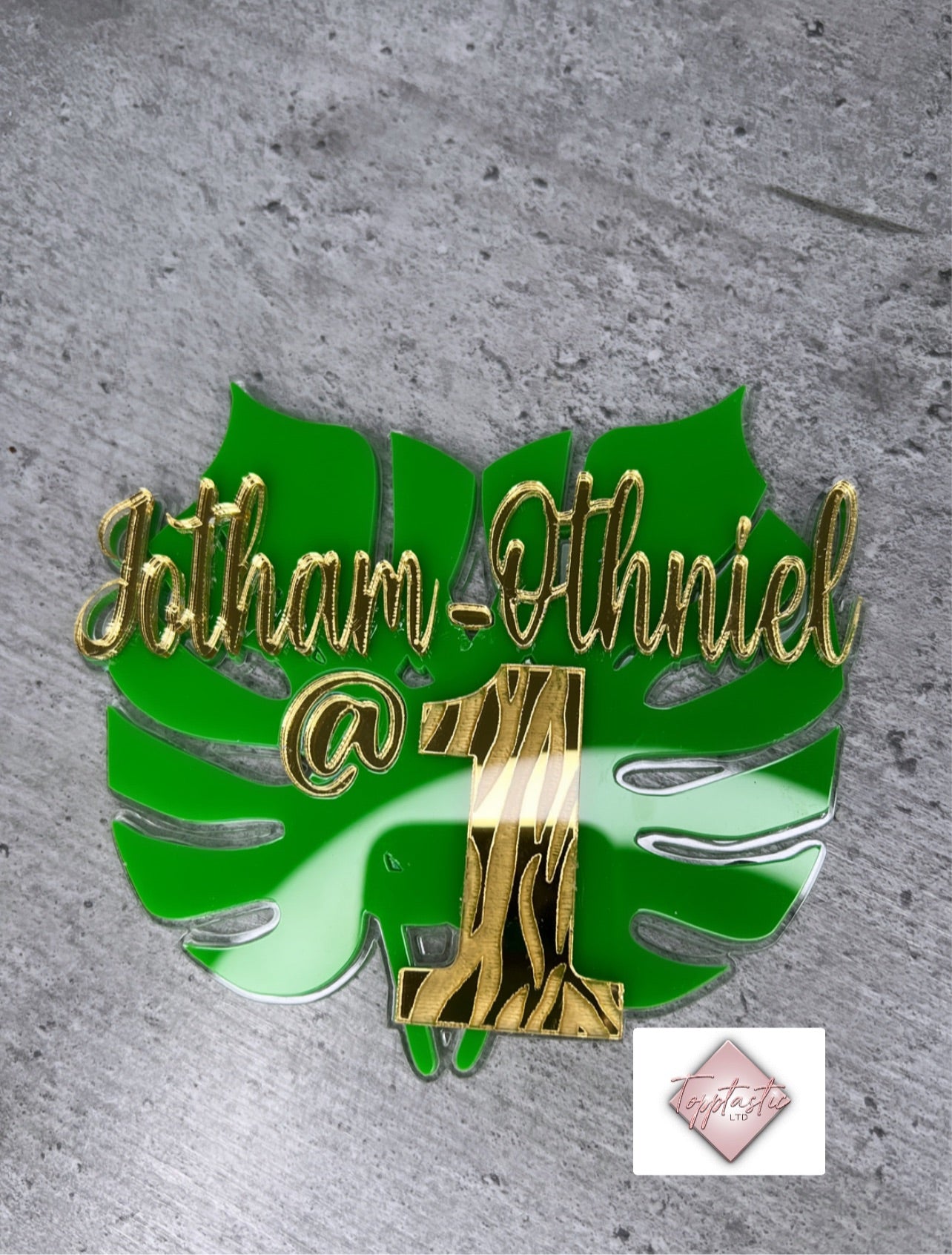 Safari name/ age charm