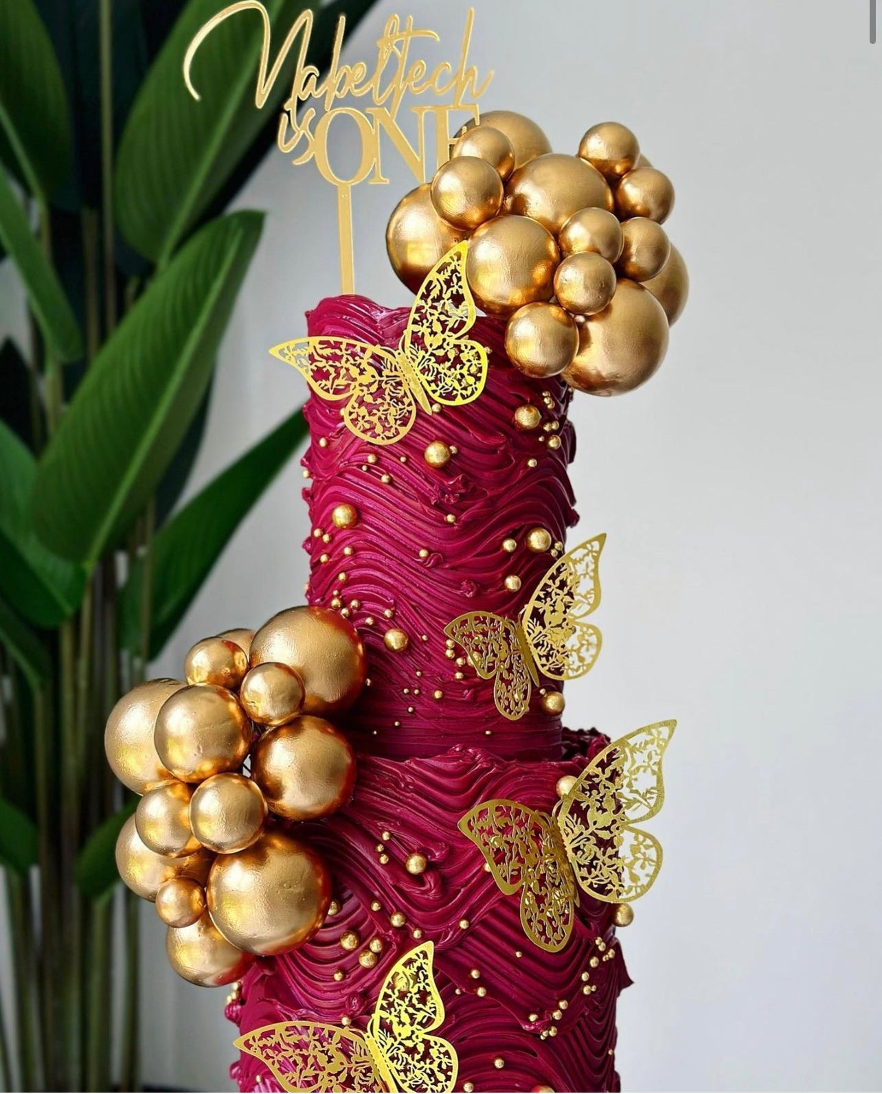 Personalised Acrylic cake topper