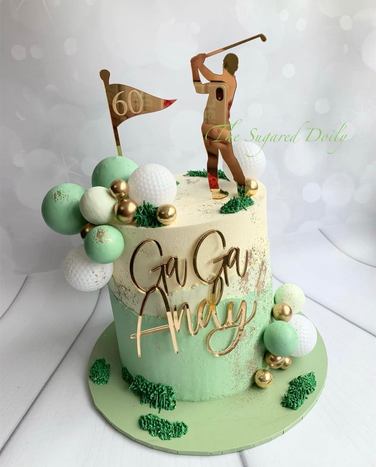 Golf topper/ charm set