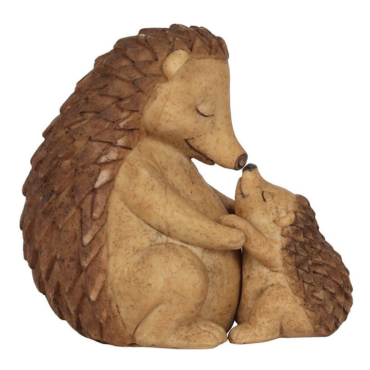 Hedgehog Mother and Baby Figurine