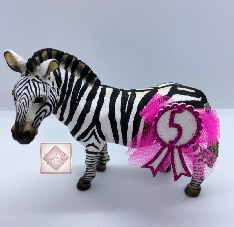 Animal/ Zebra Cake Topper