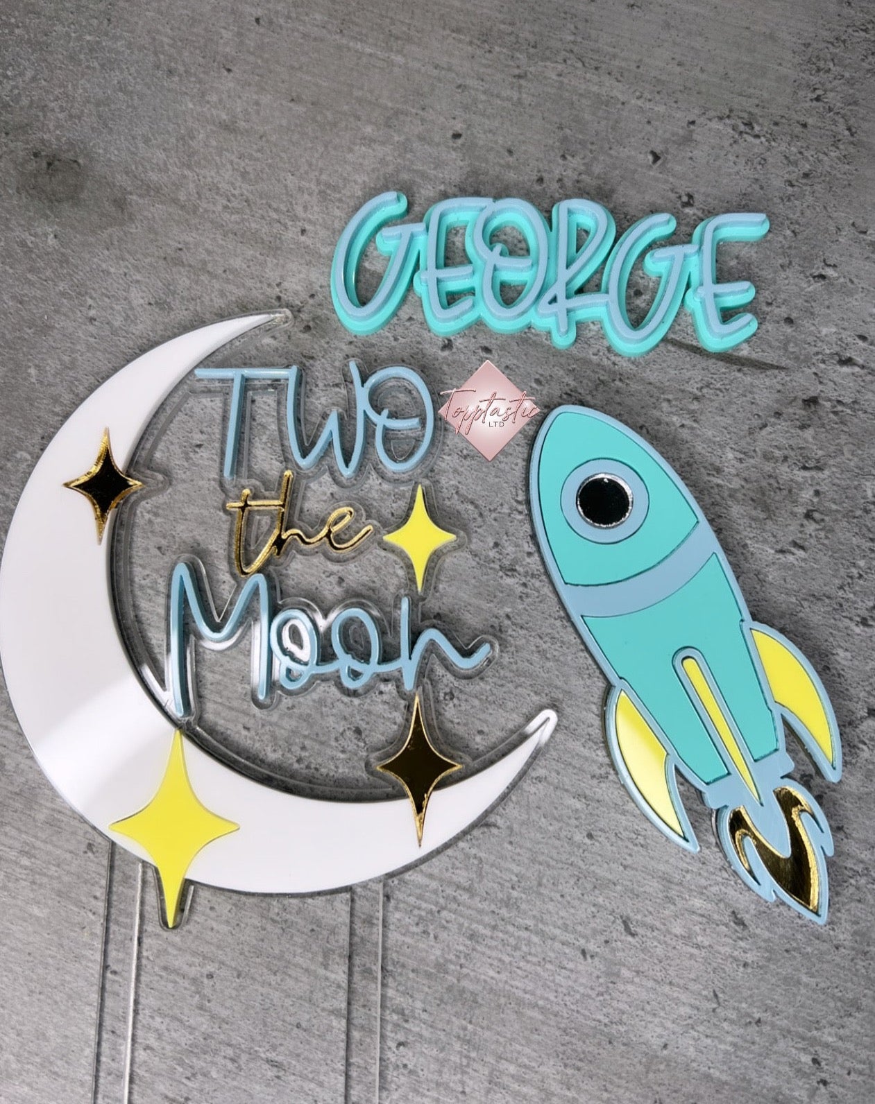 TWO the Moon topper/ set/ rocket