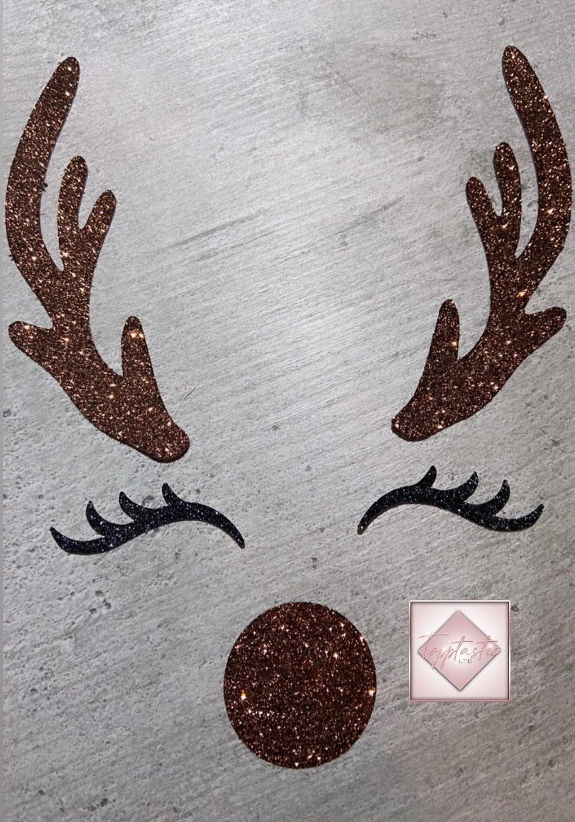 Reindeer Cake topper set