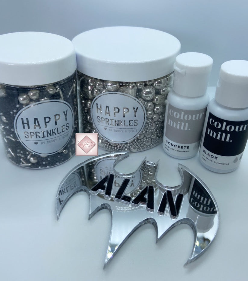 Batman Acrylic Name Charm