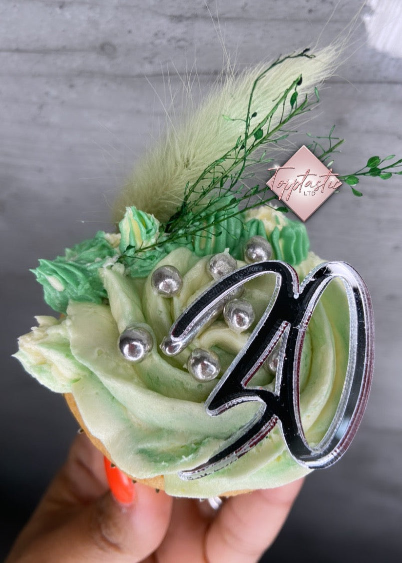 Number Charm- Pack of 3