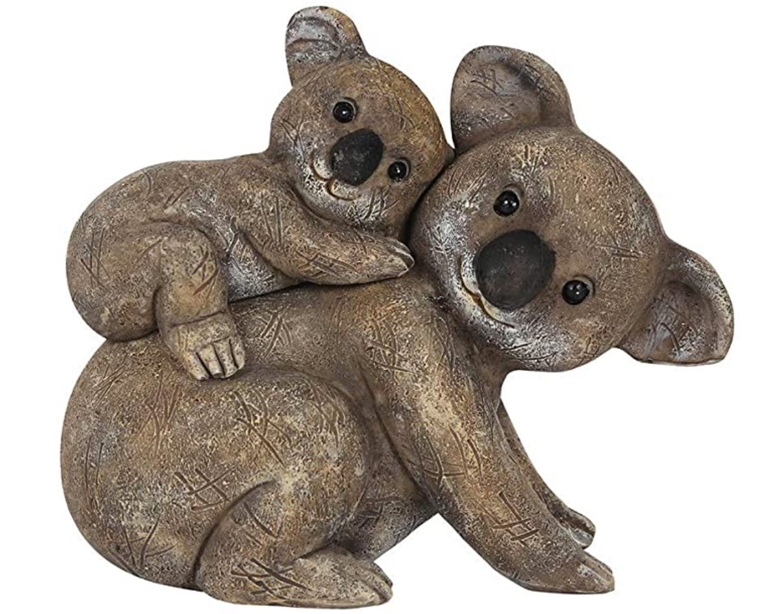 Koala Mother and Baby Figurine