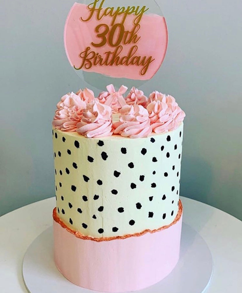 Circle Acrylic Paddle- Paint pack