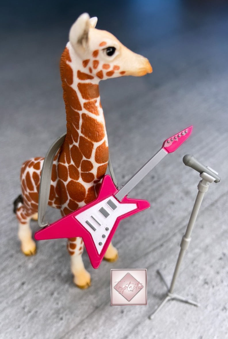 Mini Guitar set/ figurine