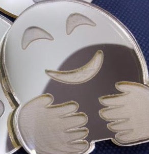 Emoji Acrylic Cupcake Disc
