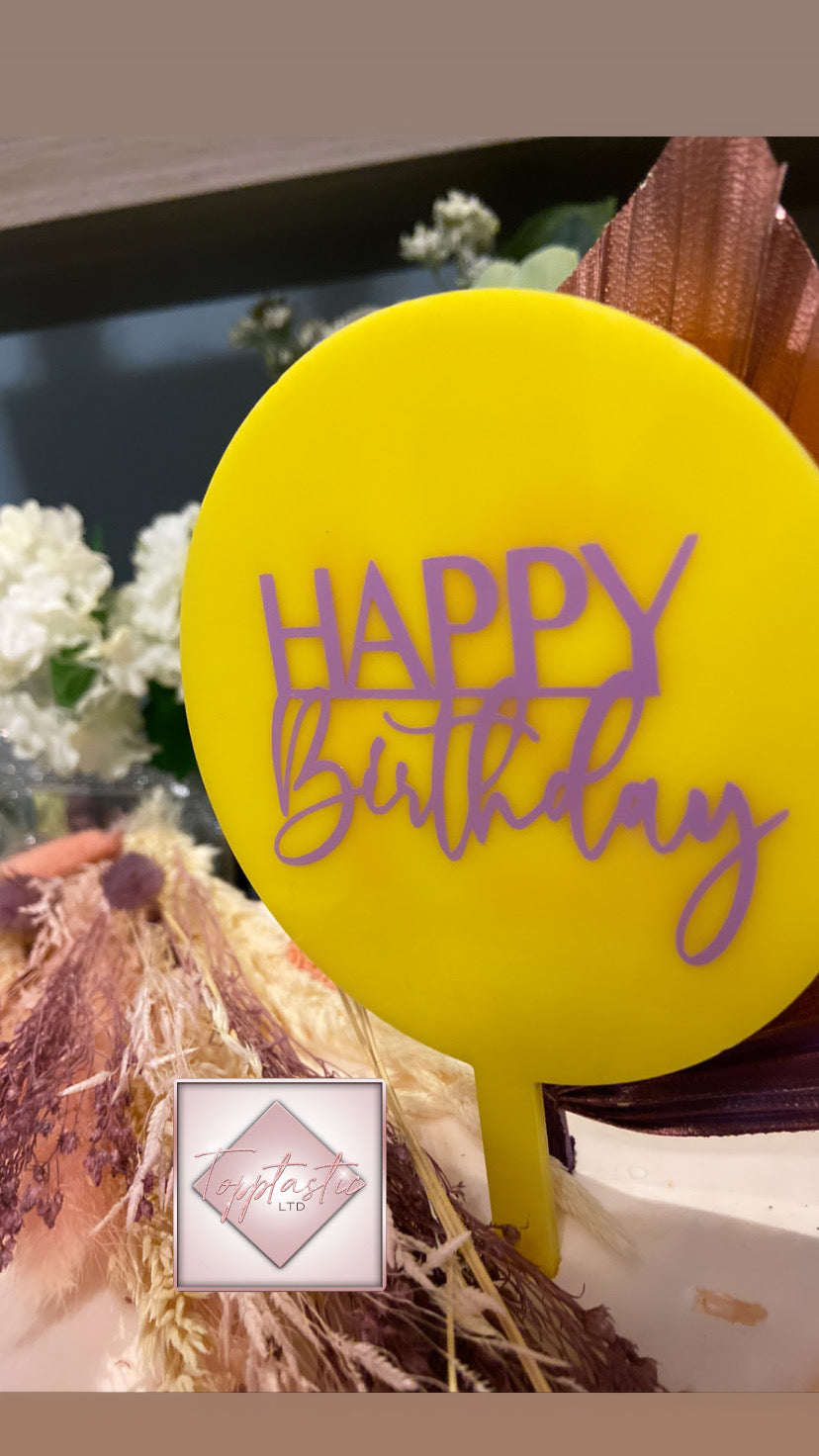 Coloured Acrylic paddle