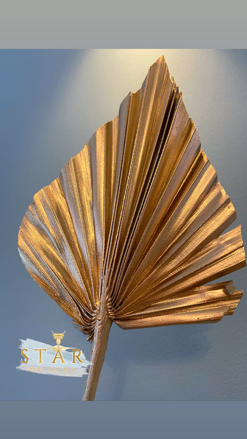 Palm Leaf pack, Gold leaf, Silver/ Copper, Rose Gold or Gold Glitter