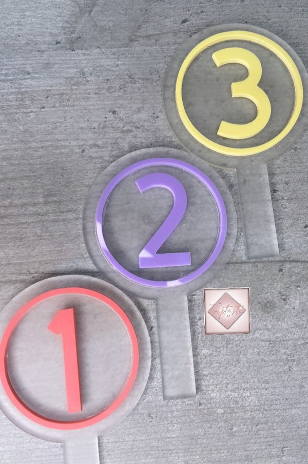 Mini Number paddle - Topptastic Ltd