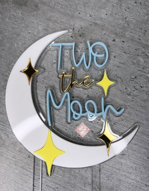 TWO the Moon topper/ set/ rocket
