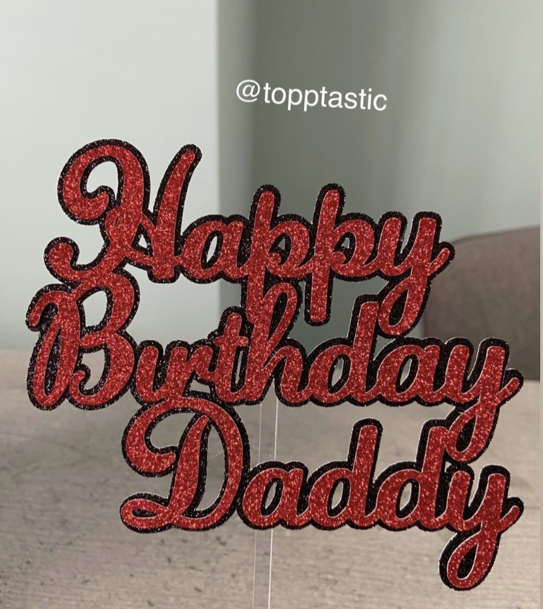 Personalised Cake topper