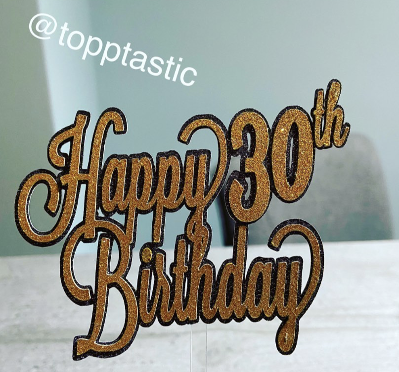 Personalised Cake topper