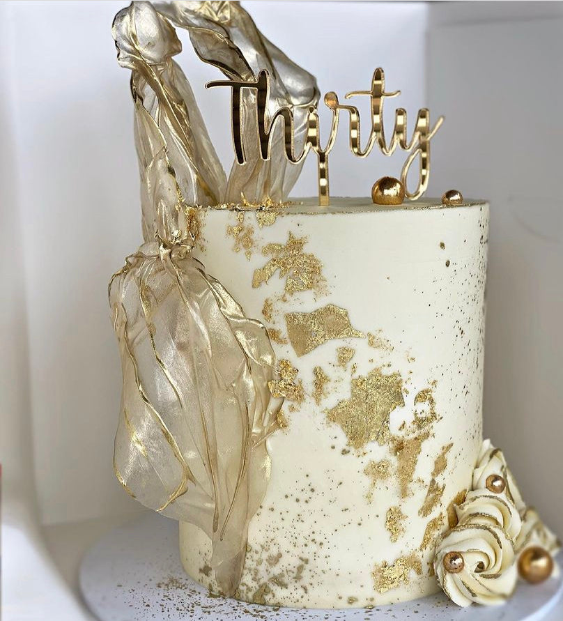 Age Cake topper: Choose your Font