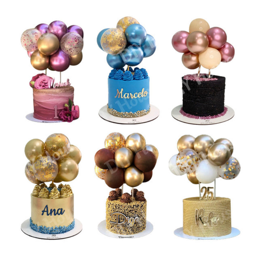 Balloon Cake topper set