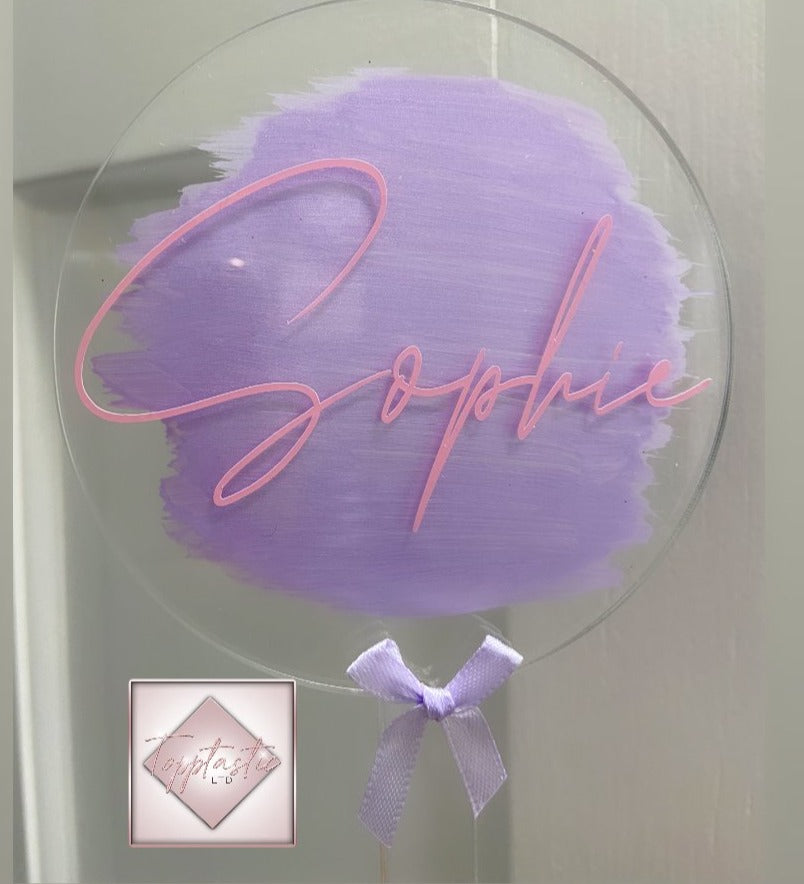 X Small Circle Acrylic Paddle- Paint Pack