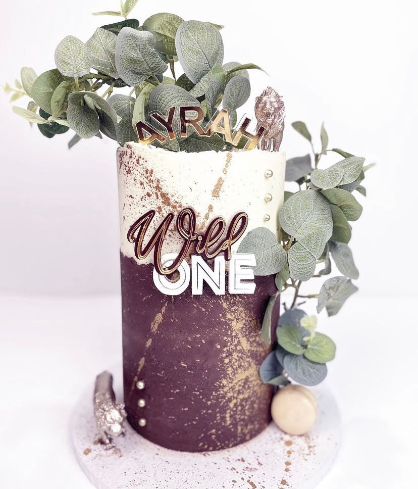 Sliced Wild One Charm/Topper