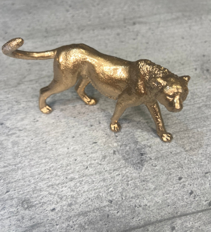 Gold Cheetah animal topper