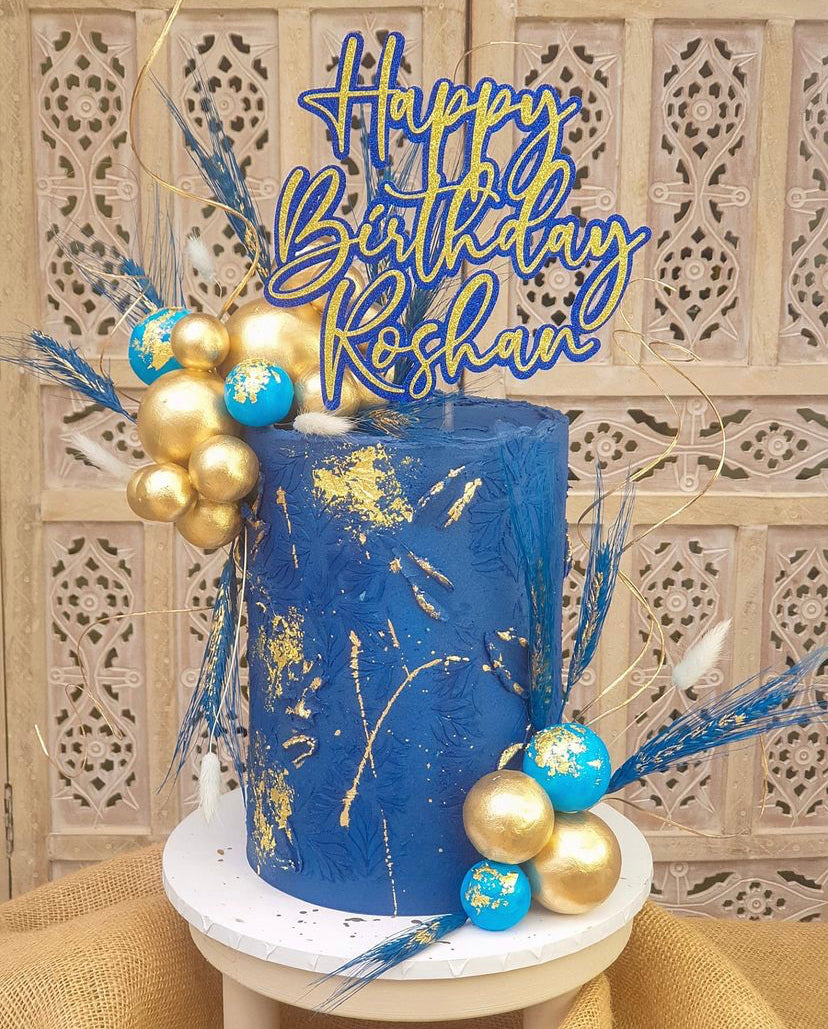 Double layer Personalised Cake topper