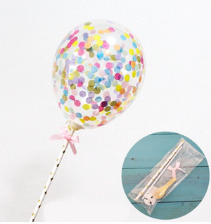 Confetti Balloon Cake Topper