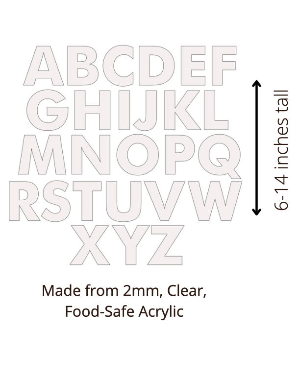 Cake Letter template