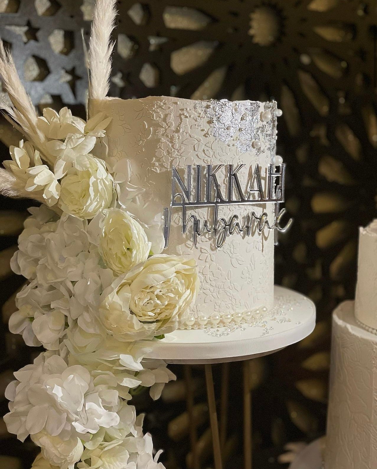 Nikkah Mubarak Acrylic  Cake charm